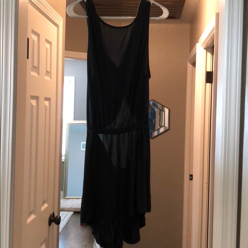 Dark gray romper